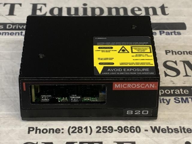 Microscan MS-820 Barcode Scanner – FIS-0820-0012G w/Warranty
