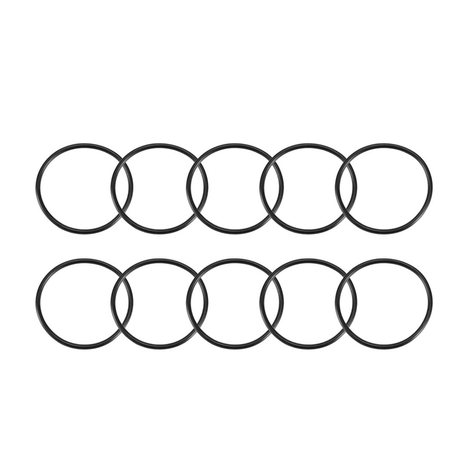 10 x 78mm x 70mm x 4mm Mechanical Rubber O Ring Oil Seal Gaskets Black