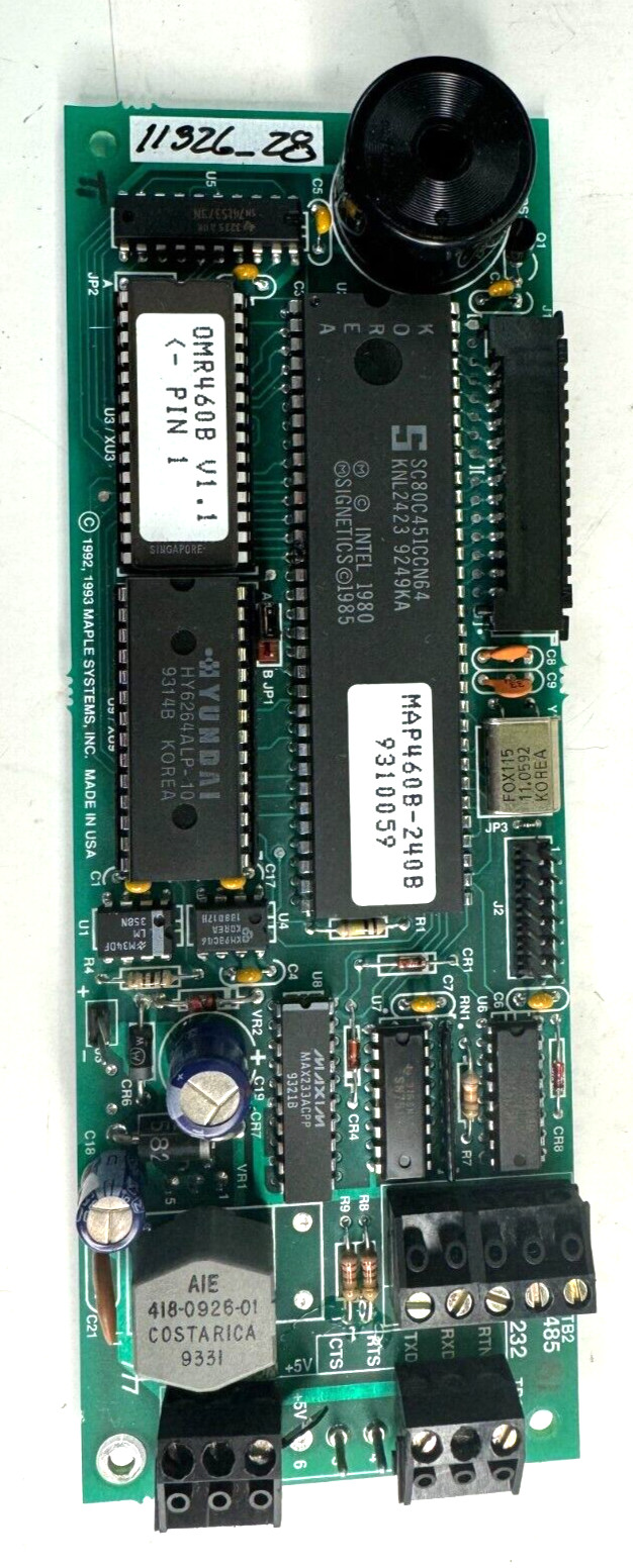 MAPLE SYSTEMS INC 11326_28 CIRCUIT BOARD 17010028-S1-02