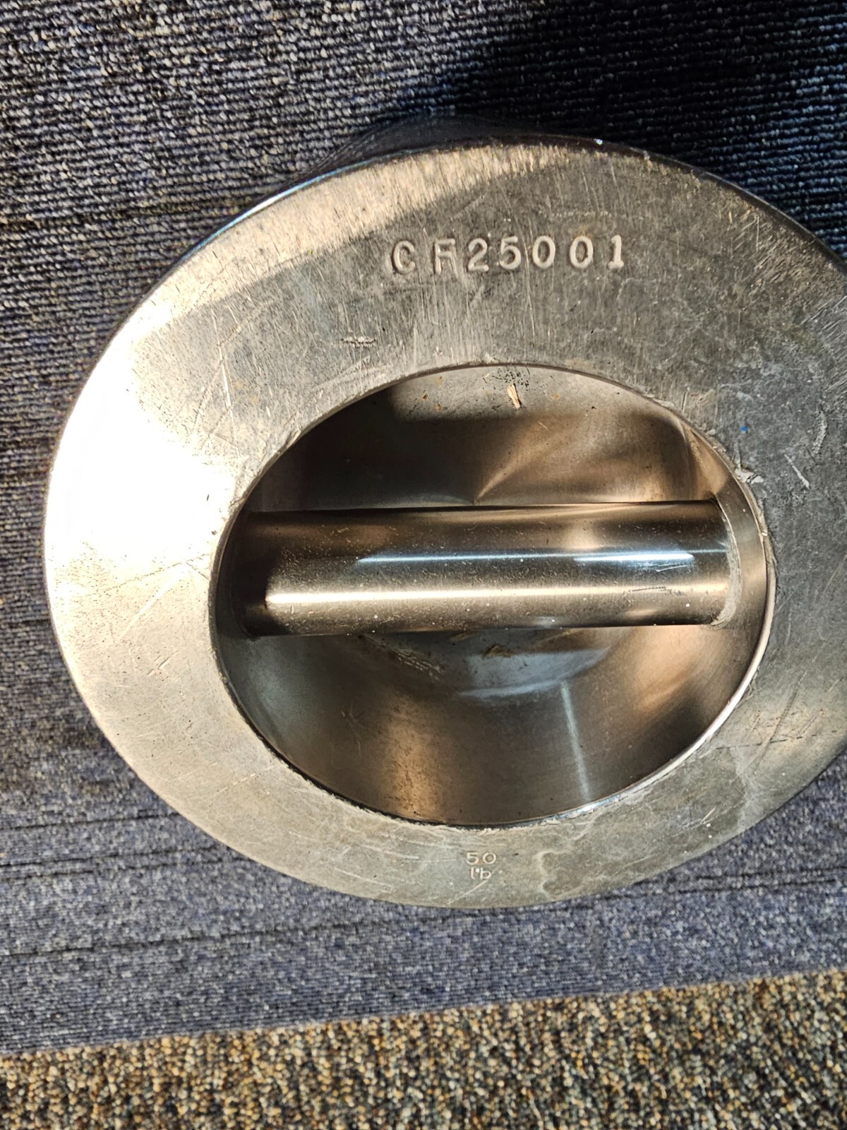 Grip Handle Cylindrical Weight CF25001 50LB Heavy Duty Stainless Steel