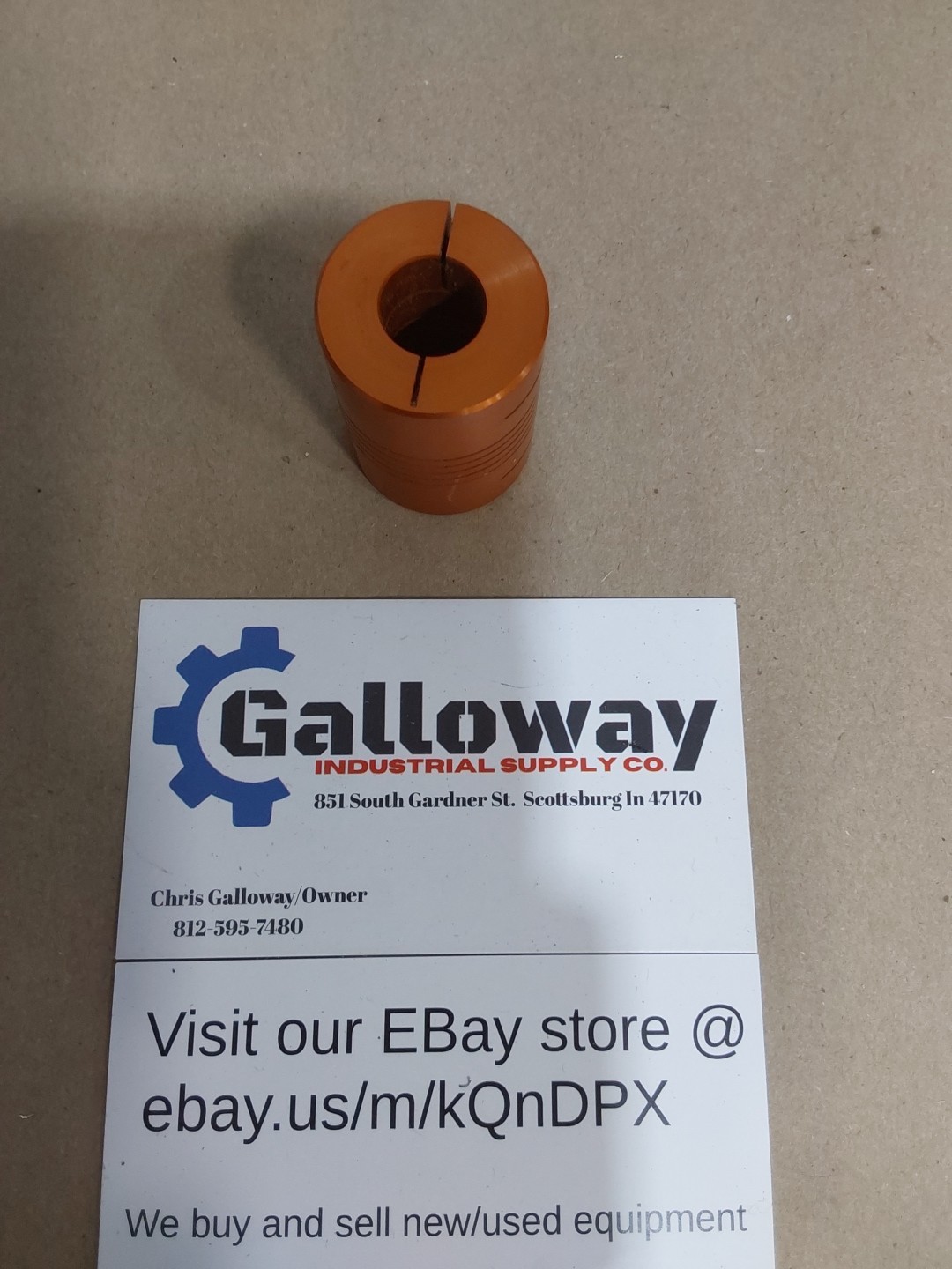 LOVEJOY BEAM COUPLING 68514456700 ALUMINUM 12MM BORE RANGE 28MM OD