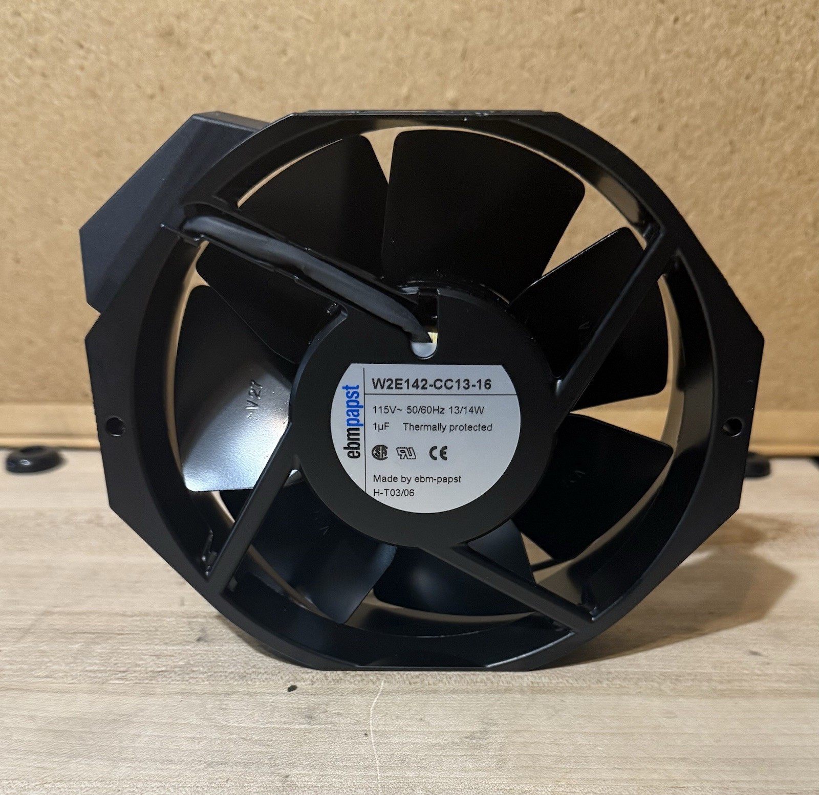 NEW Ebmpapst Cooling Fan – W2E142-CC13-16 115V 50/60hz 13/14w