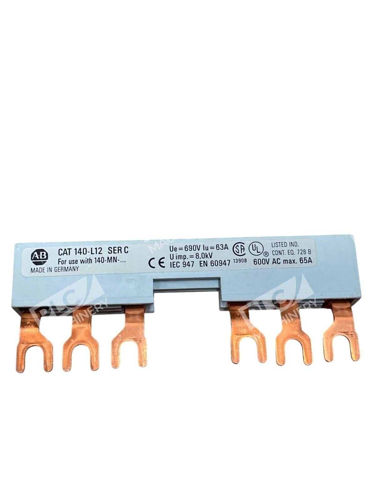 Lot of 19 Allen Bradley 140-L11 Commoning Link 12-Way 65A 600V 3-Phase for 140-M