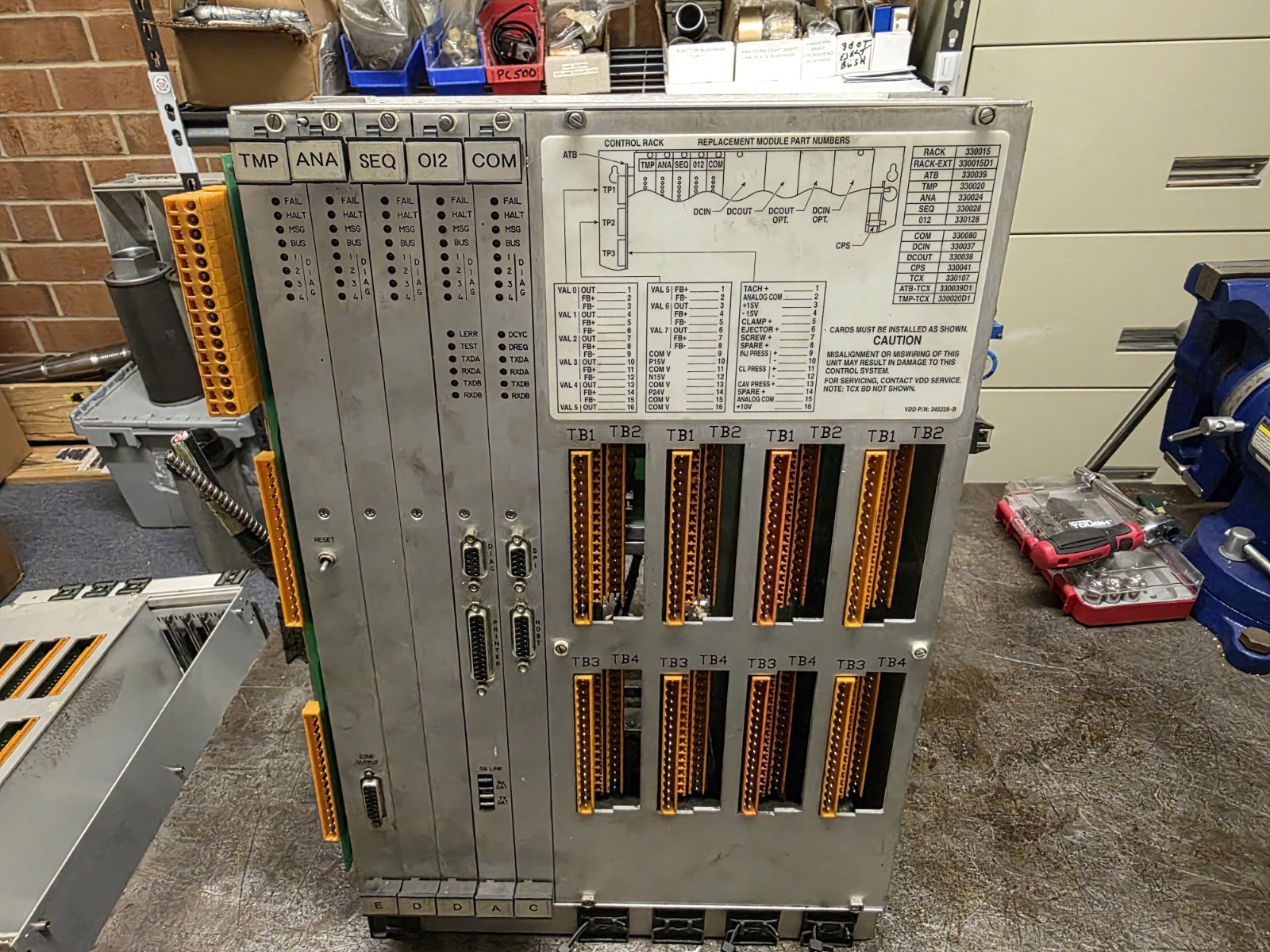 VAN DORN PATHFINDER 5000 Control Rack Complete