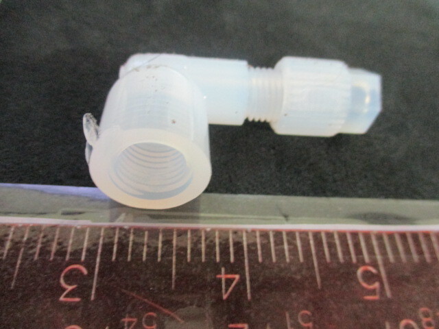 ENTEGRIS-FLUOROWARE FE4-4GN-1 FITTING, FEMALE ELBOW QUIKGRIP FE4-4GN-1