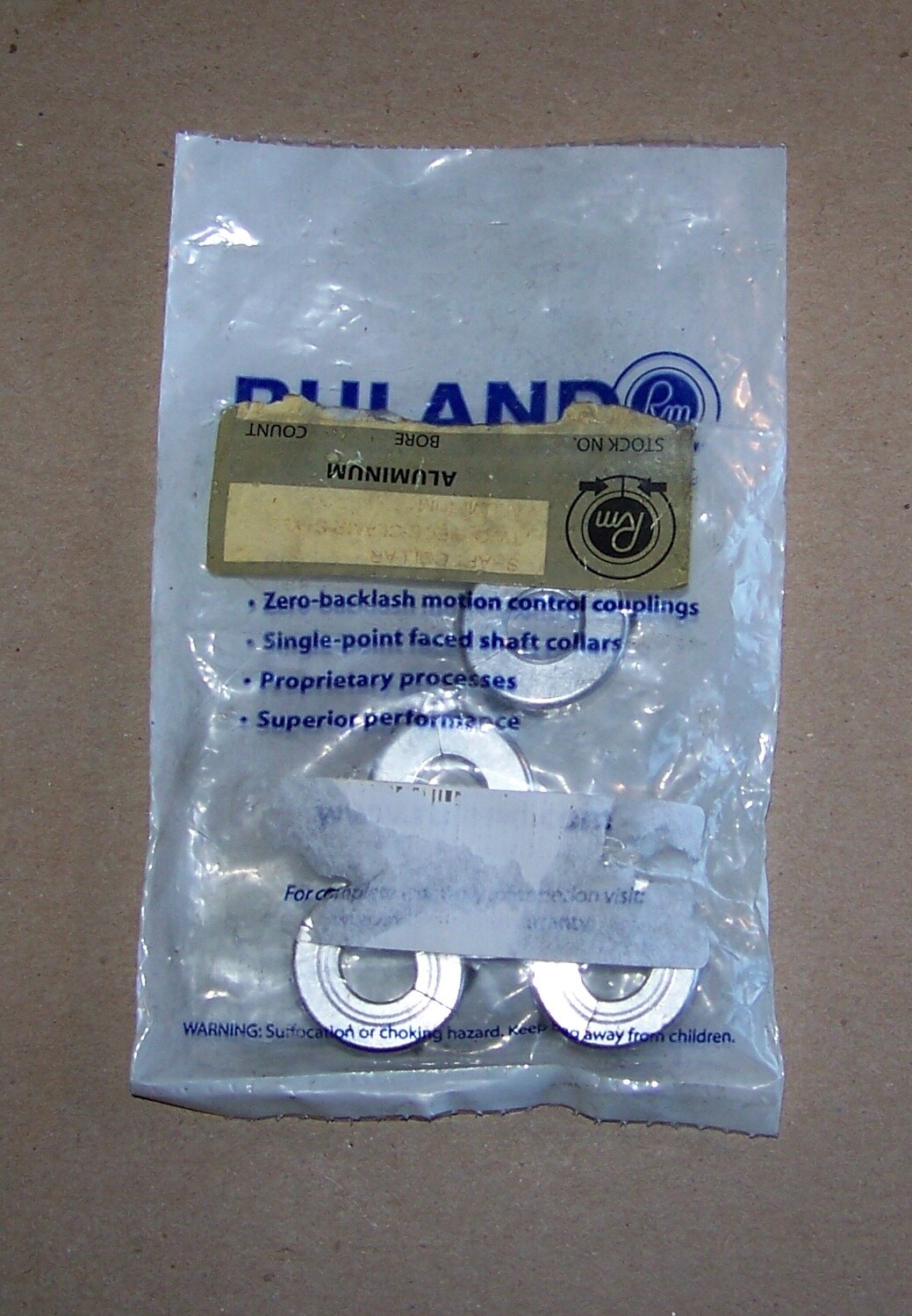 RULAND Genuine TWO-PIECE ALUMINUM SHAFT COLLAR MSP-12-A – NEW – FREE SHIPPING