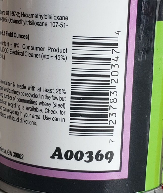 12 MISTY A00369 Contact & Circuit Board Cleaner IV Spray Aerosol Can 10oz