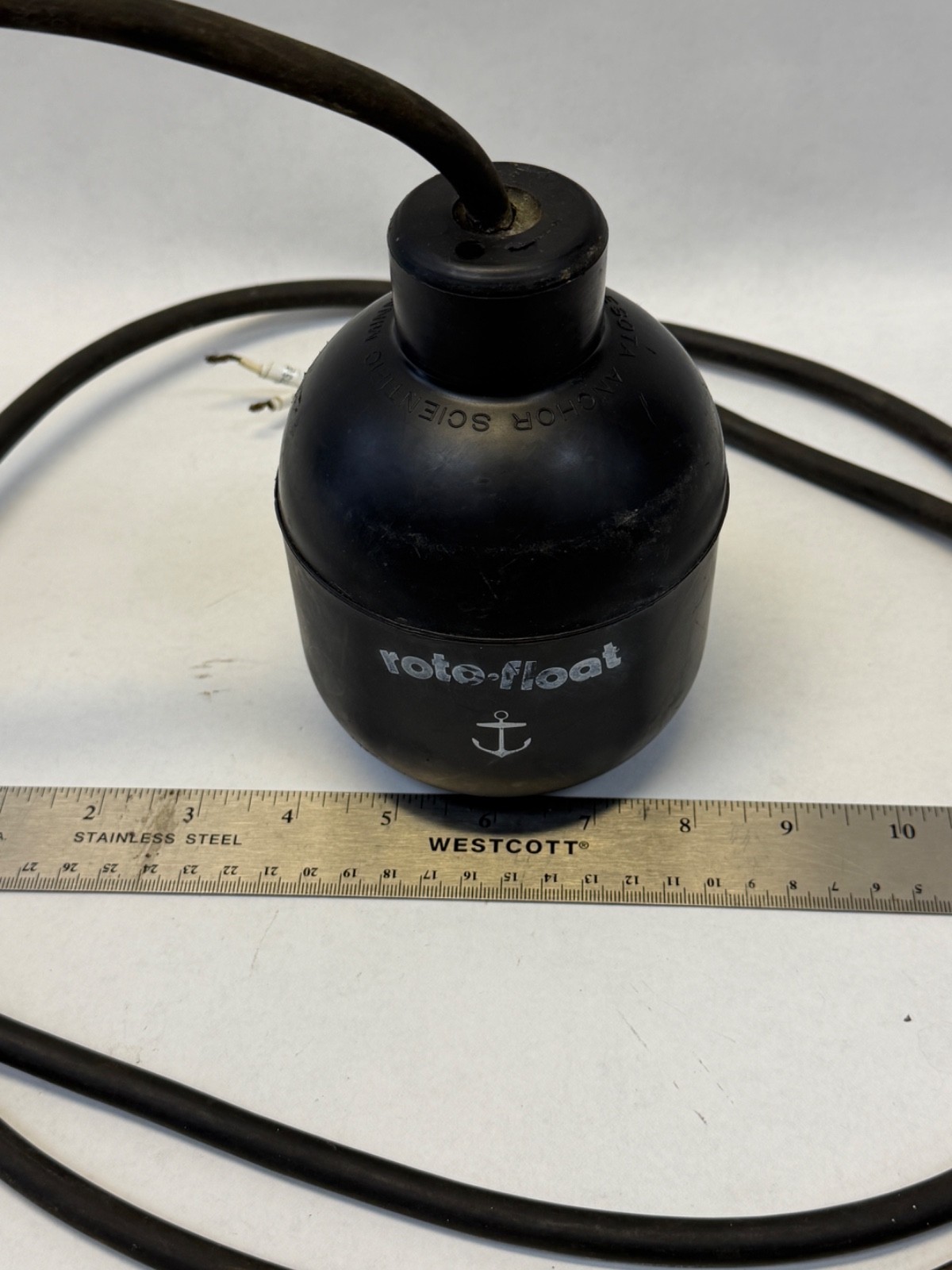 Used Roto-Float Switch Type S with Cable 250V 125VA 12VAC No SPST FREE SHIPPING