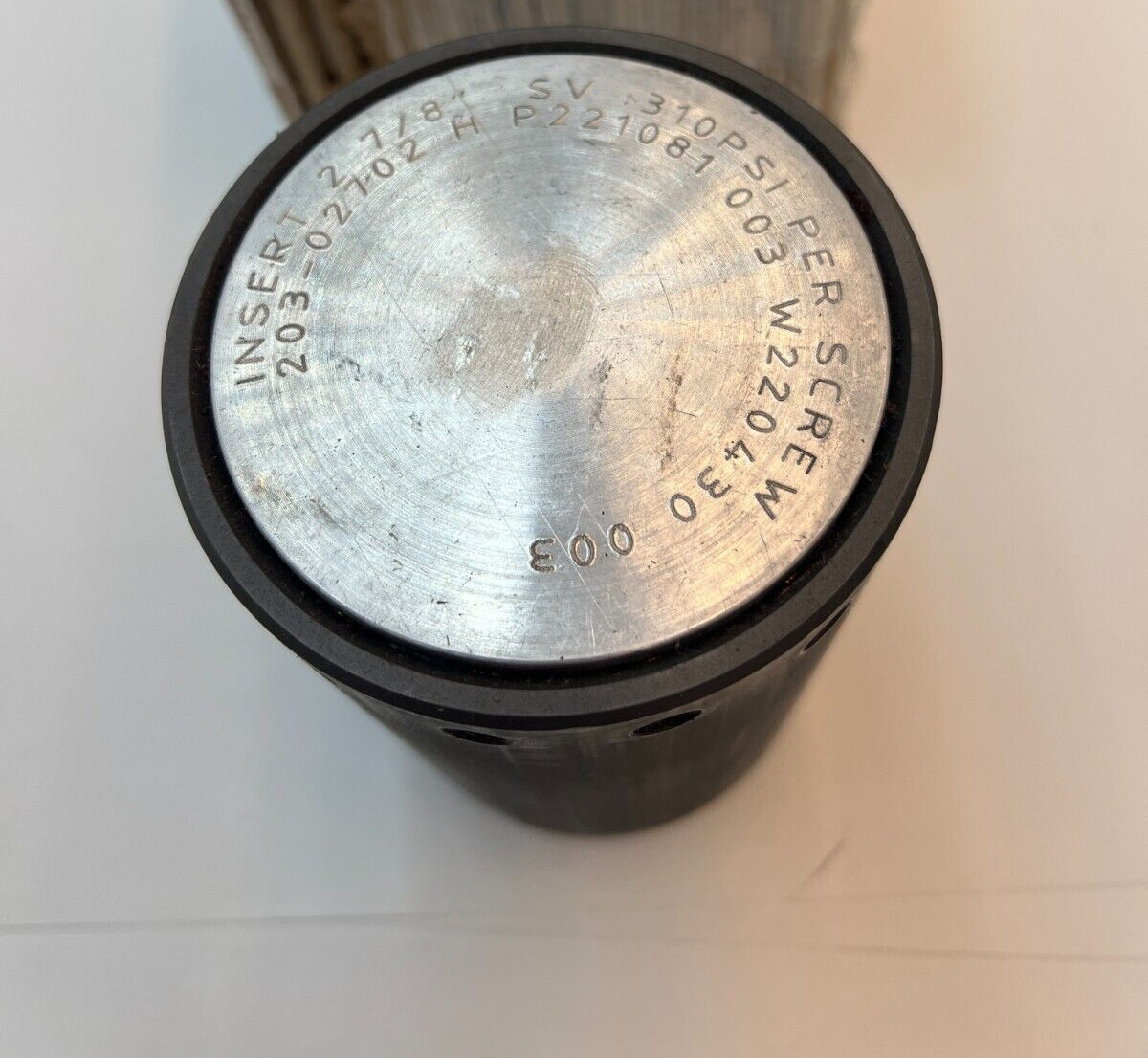 Insert 2-7/8″ For Silver-Fox Pump out plug 203-02702 310psi Per Screw