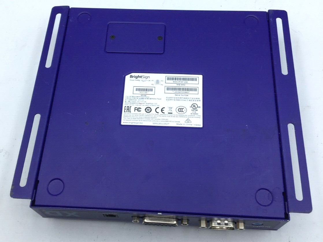 BrightSign Networked HDMI Digital Signage Media Player XD1132 Working