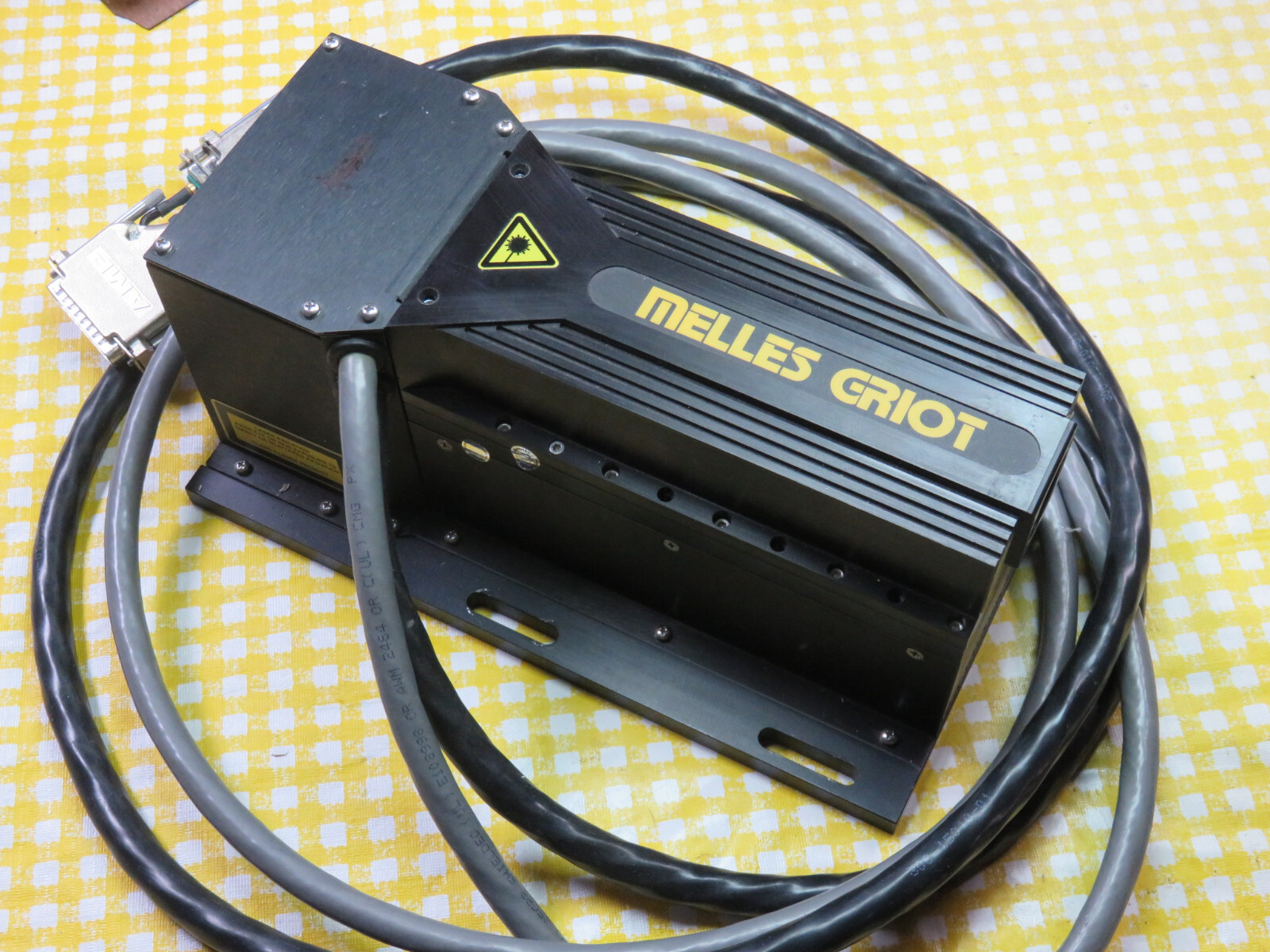 Melles Griot Model 58-PSM-295 DPSS Controller+DEFECTIVE DPSS Laser Head #1-READ