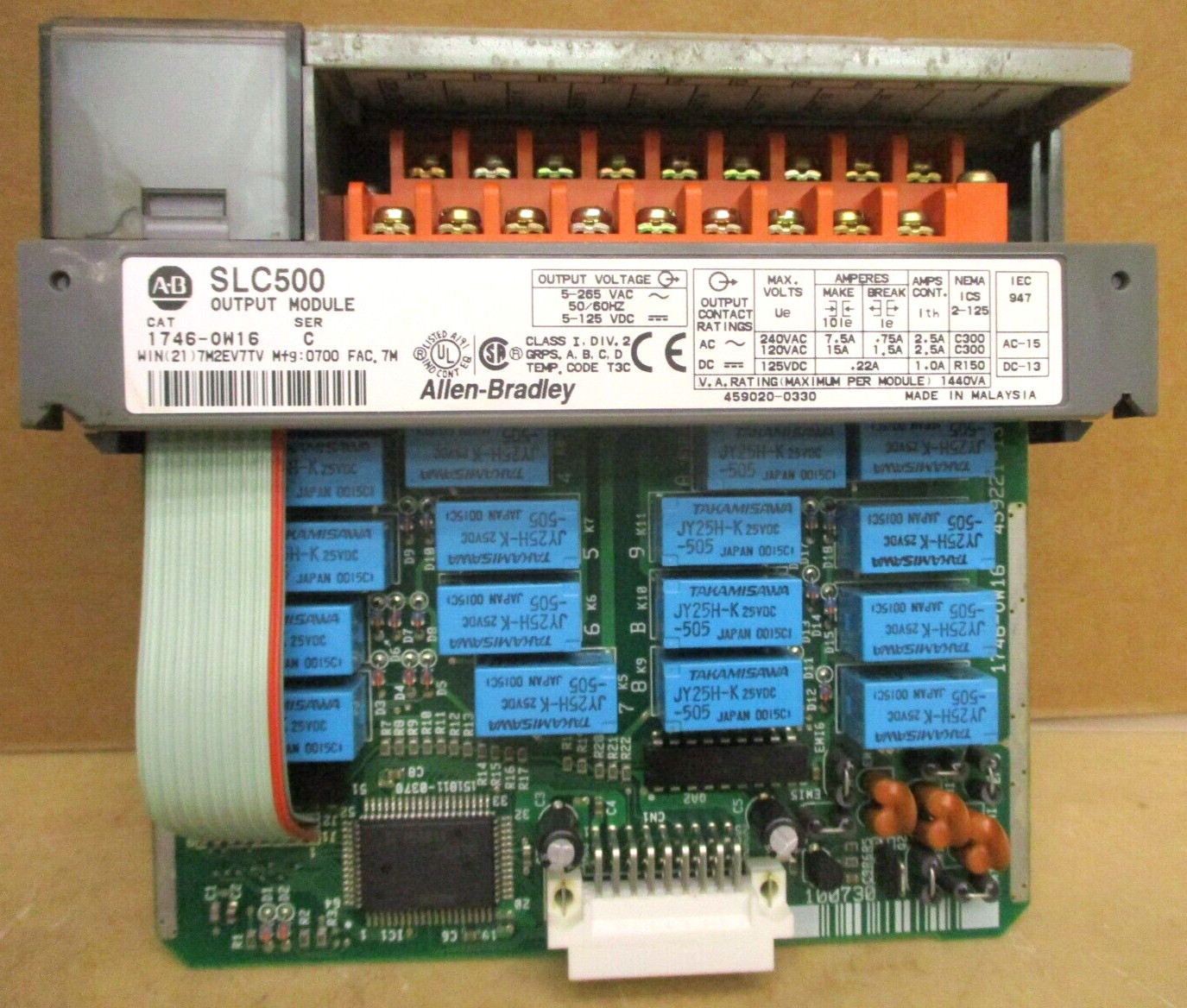 Allen-Bradley SLC 500 1746-P3 Ser A SLC 5/04 CPU 1747-L542 48666GN
