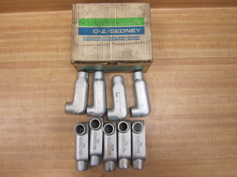 OZ/Gedney LR-75 LR75 Conduit Bodie Type LR 3/4″ (Pack of 9)