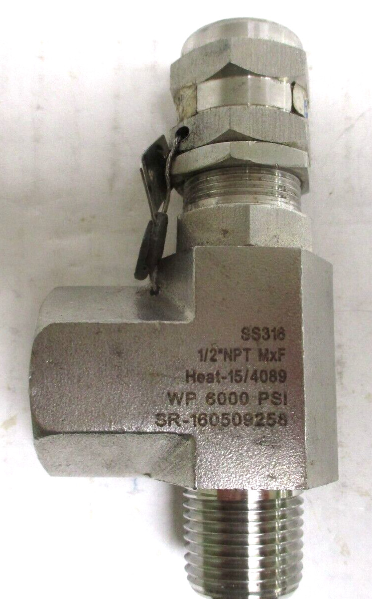 PANAM , PRV-SS-08-MM , RELIEF VALVE , 1/2″ MxF NPT , SET @ 142-149 PSI