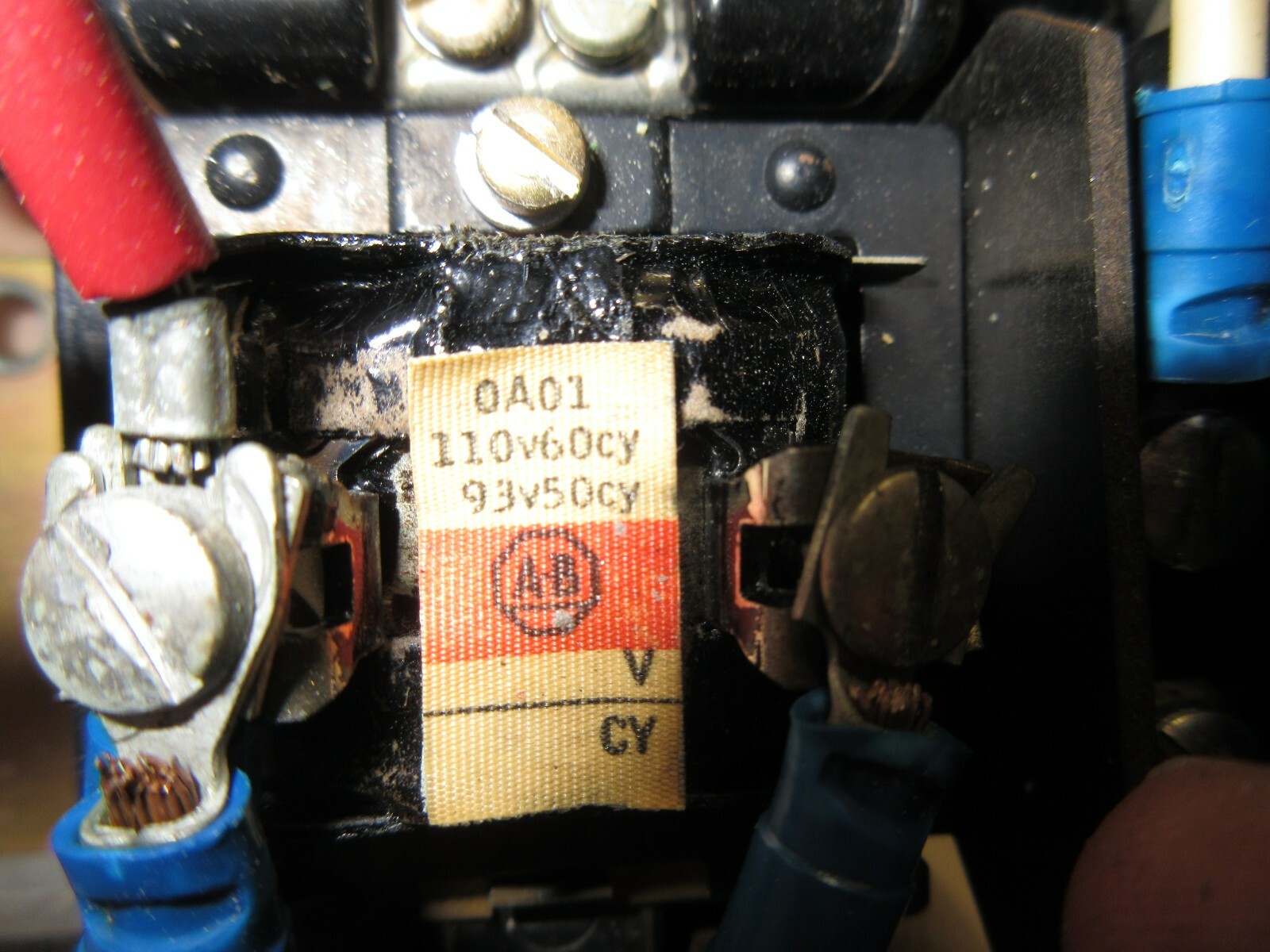 ALLEN BRADLEY MILWAUKEE TRANSFORMER 0A01 110V60CY BUL 705 SIZE 0 ROCKFORD MILL