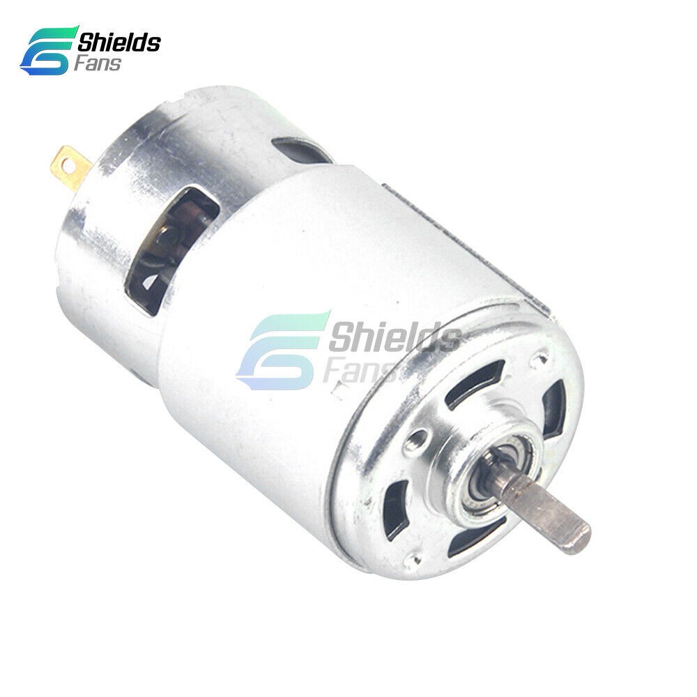 High Speed Motor 775 DC 12V 12000RPM Large Torque Ball Bearing Shaft Tools