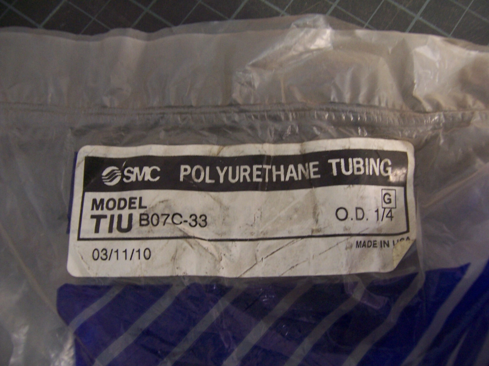 SMC TIU BO7C-33 POLYURETHANE, 1/4″ O.D. 100′ ROLL