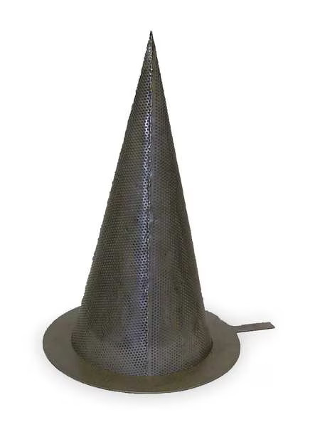 Ssi TC1VG1W-A4A Temporary Strainer, Cone Style, 1 1/2 In
