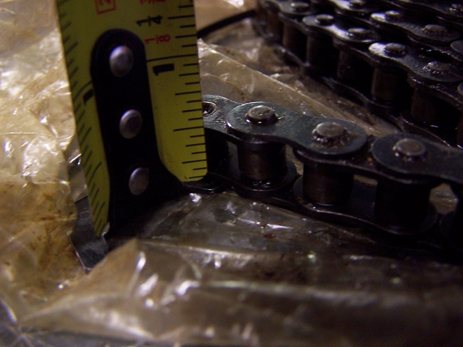 NEW PT INTERNATIONAL ROLLER CHAIN 1/2″ PITCH 16FT LONG RIVITED E08B-1