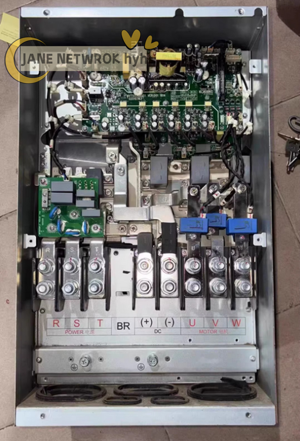 TEST OK MD500ET110G，110kw permanent magnet synchronous inverter DHL/FEDEX