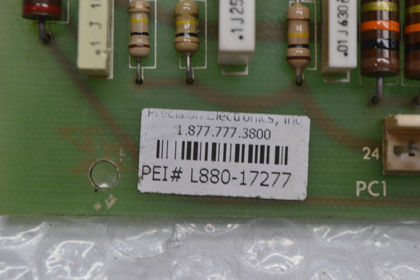 PRECISION ELECTRONICS 114X67 L880-17277 CIRCIUT BOARD UNMP