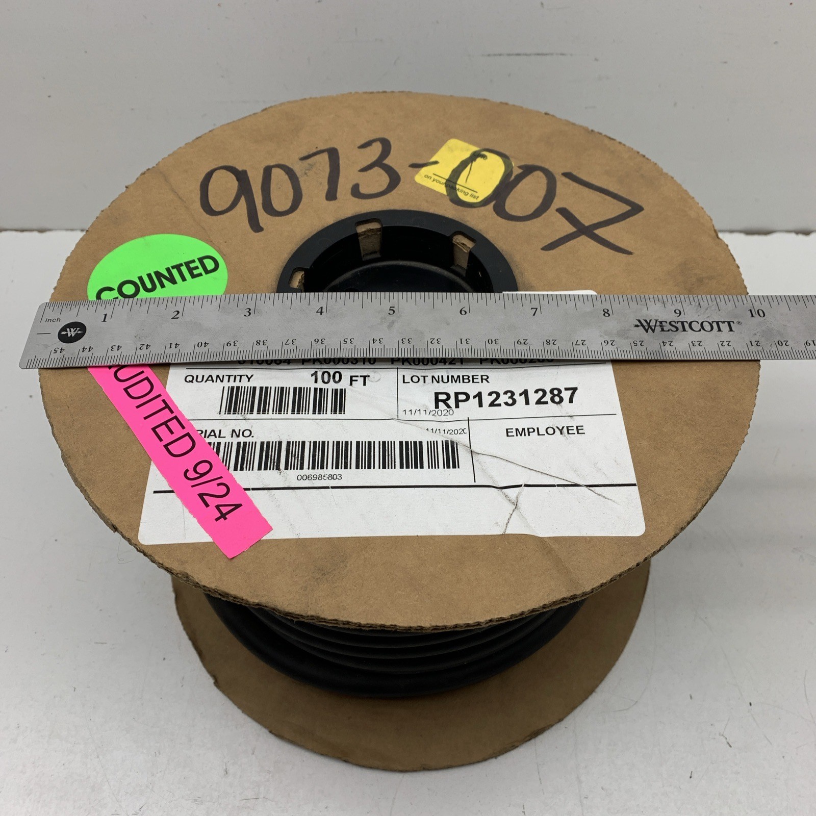 10ft Sponge Round Rubber Cord Weatherstrip 0.500″ 1/2″ Diameter Round