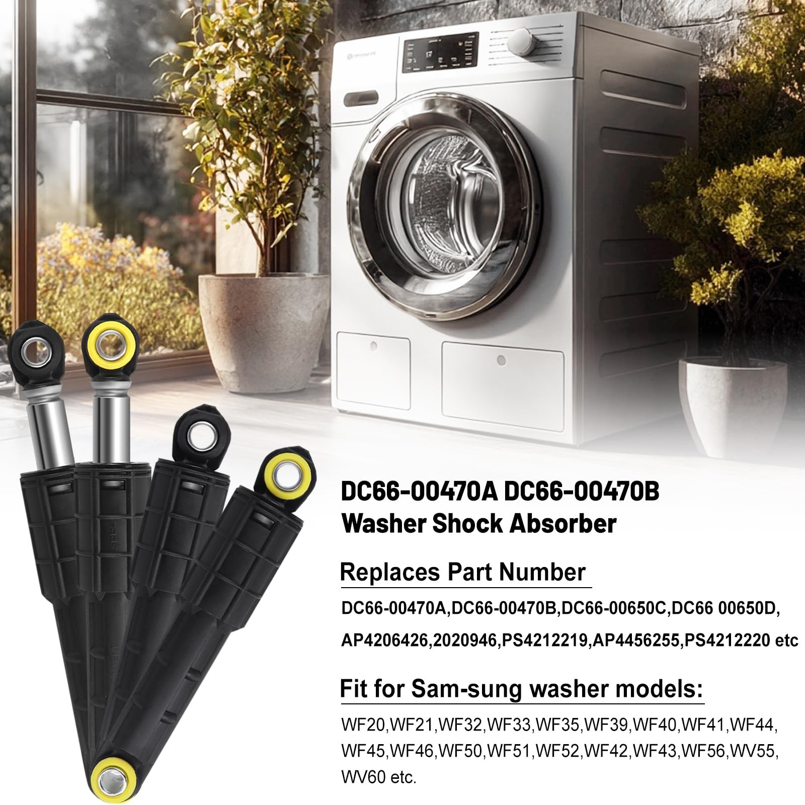 DC66-00470A & DC66-00470B Washer Shock Absorber Compatible with Sam-Sung Washing
