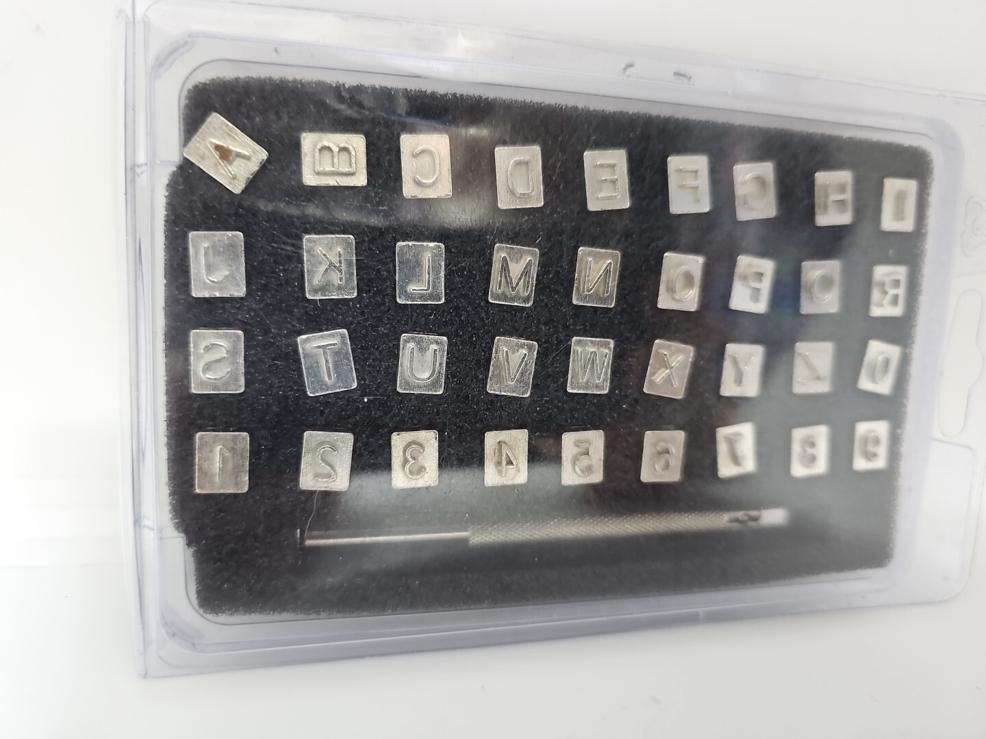Steel Alphabet letter Number leather Stamp Punch Assembly SYFCR102-A3 (36 Pcs)