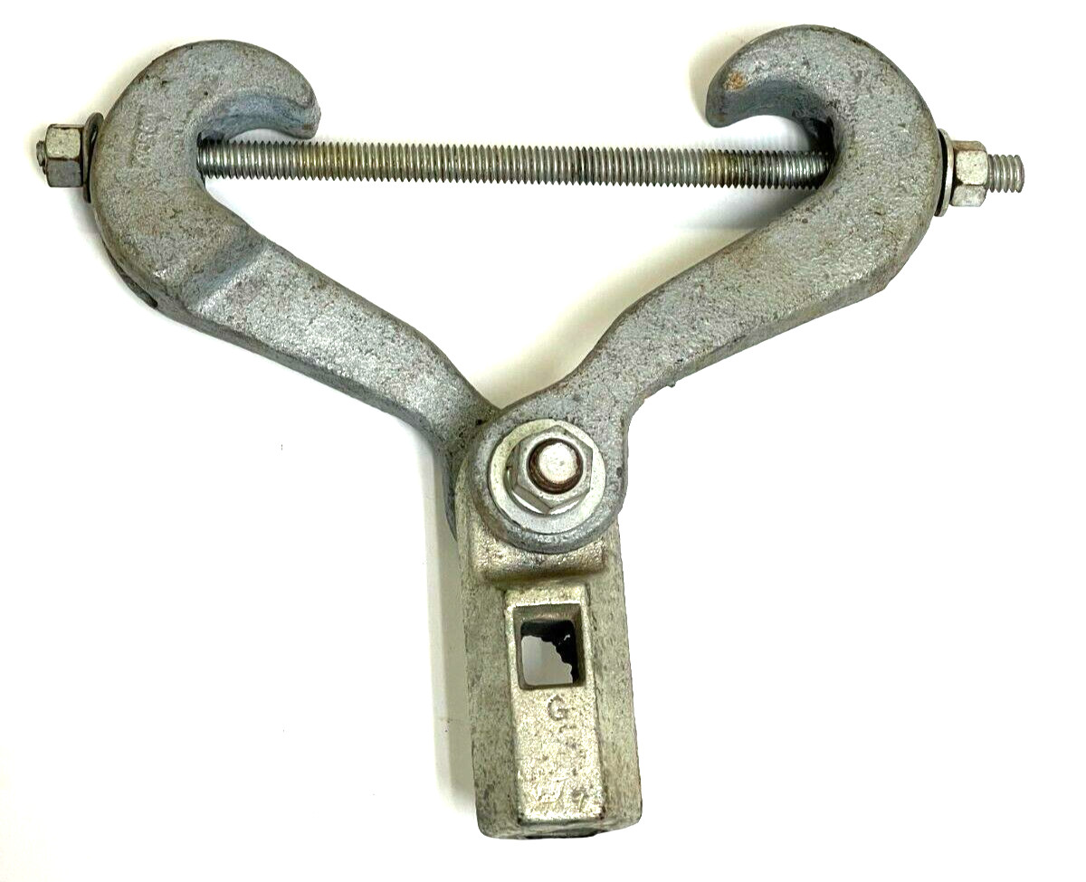 3/4″ SILVER MALLEABLE IRON TON BEAM CLAMP W/EXTENTIONS