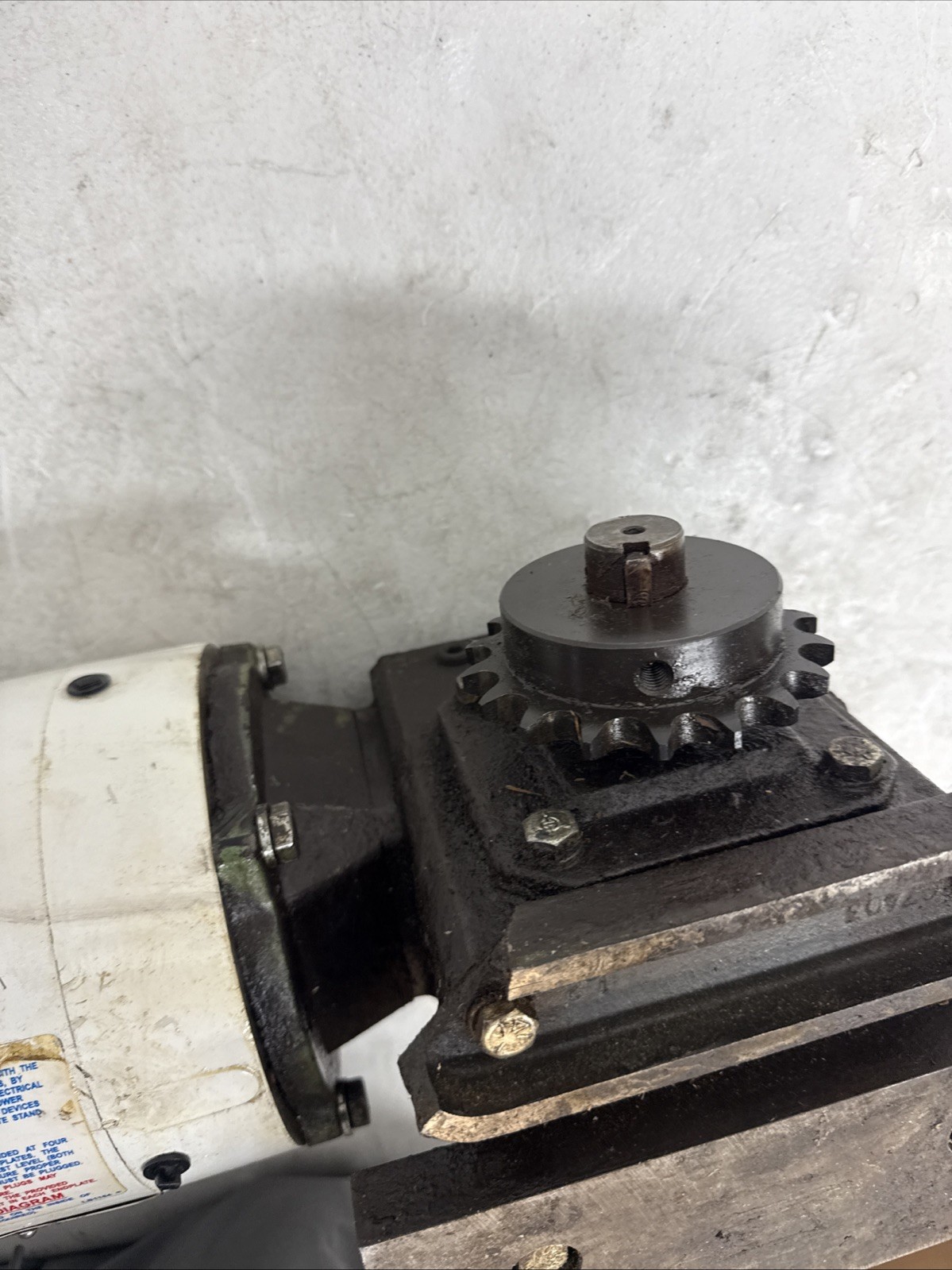 BALDOR RELIANCE VEWDM3546 MOTOR w/ DODGE TIGEAR GEARBOX
