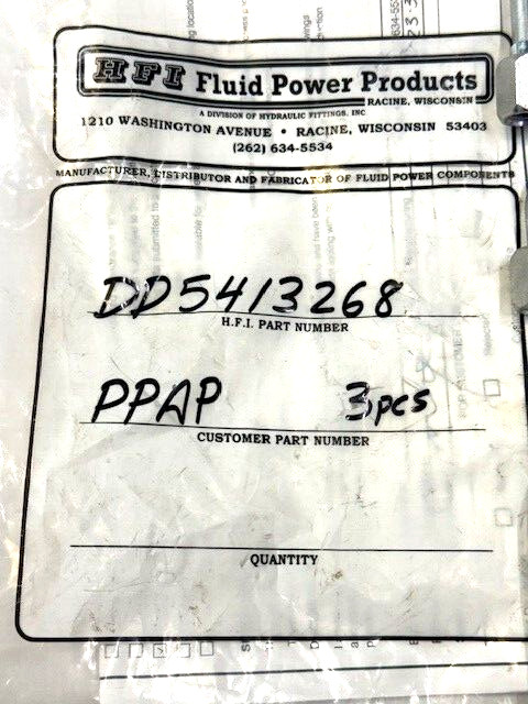 ENERPAC 1/4″ TUBE ASSEMBLY DD5416268 FOR VENTURI MANIFOLD