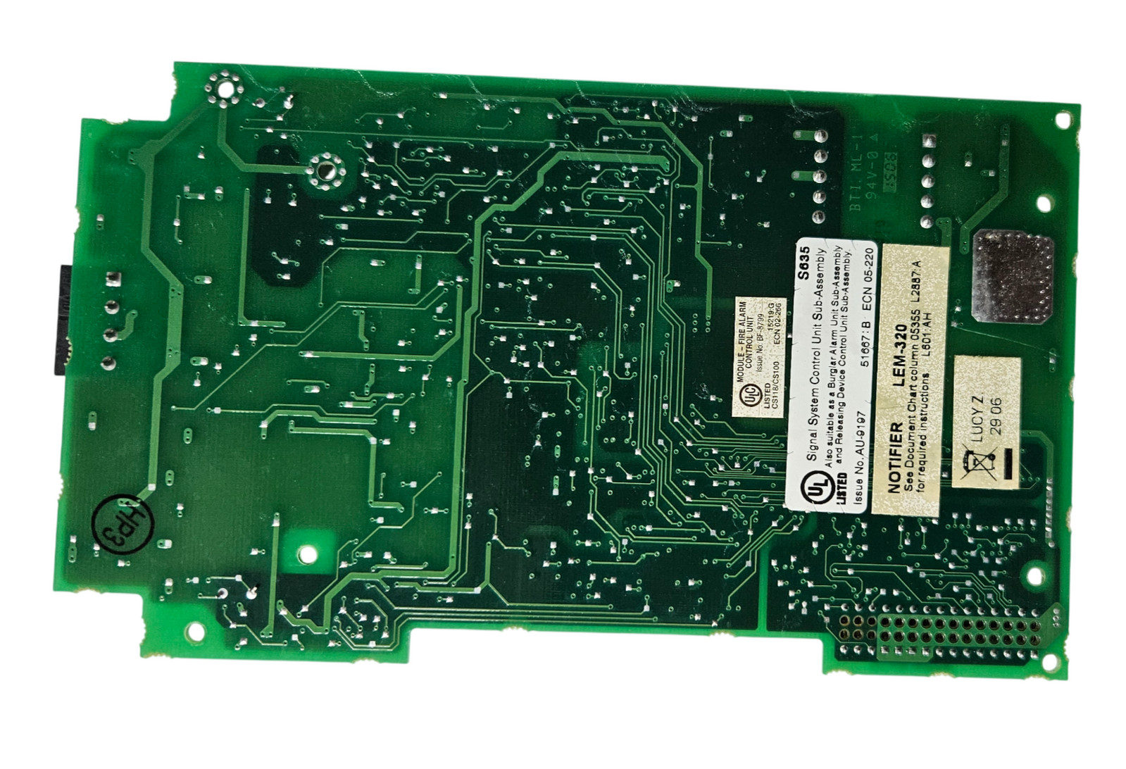 Notifier LEM-320 ELEM-PCA Rev. Fire Alarm PCB