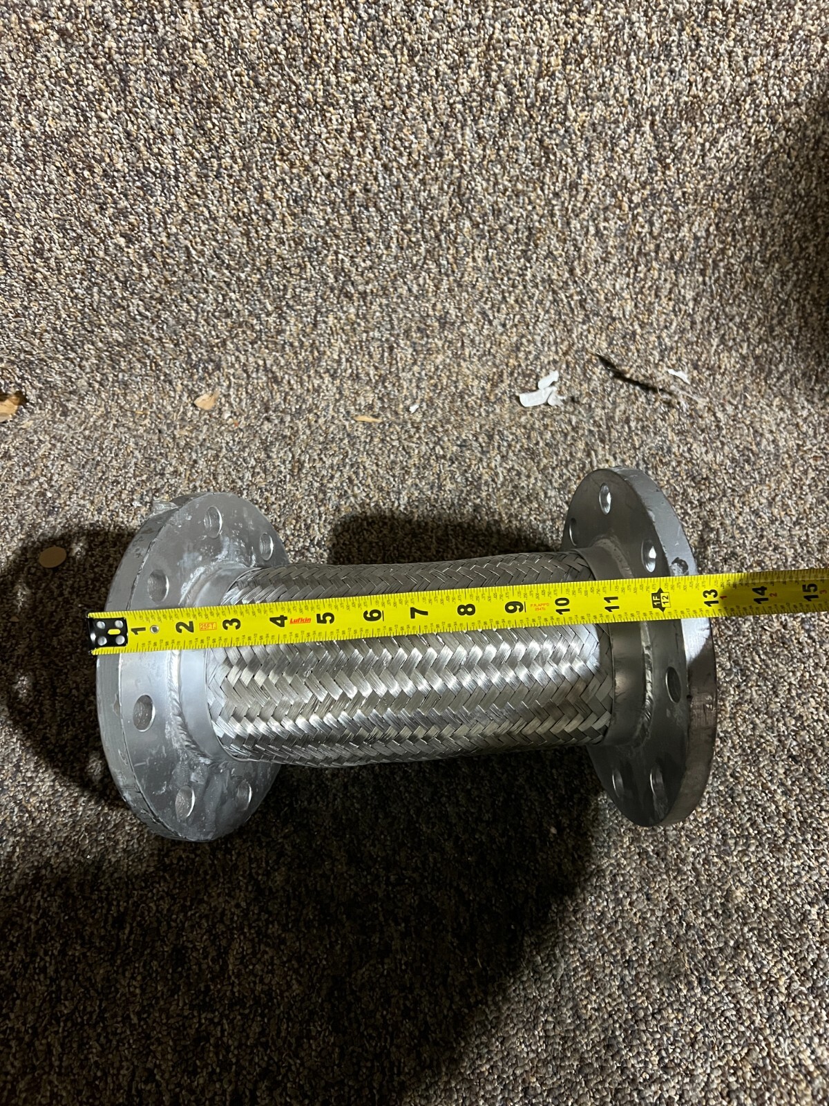 4-1/2″ ID Flexible Pipe Flanged +-12-1/2″ Length 8 Hole 8-7/8 Diameter Flange