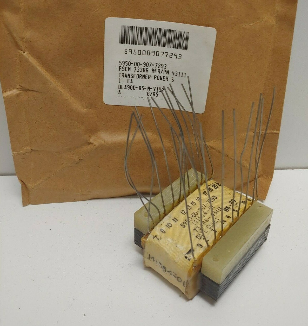NEW! MIL-SPEC HYTRONICS CORP POWER TRANSFORMER 141554-01 5950-00-907-7293