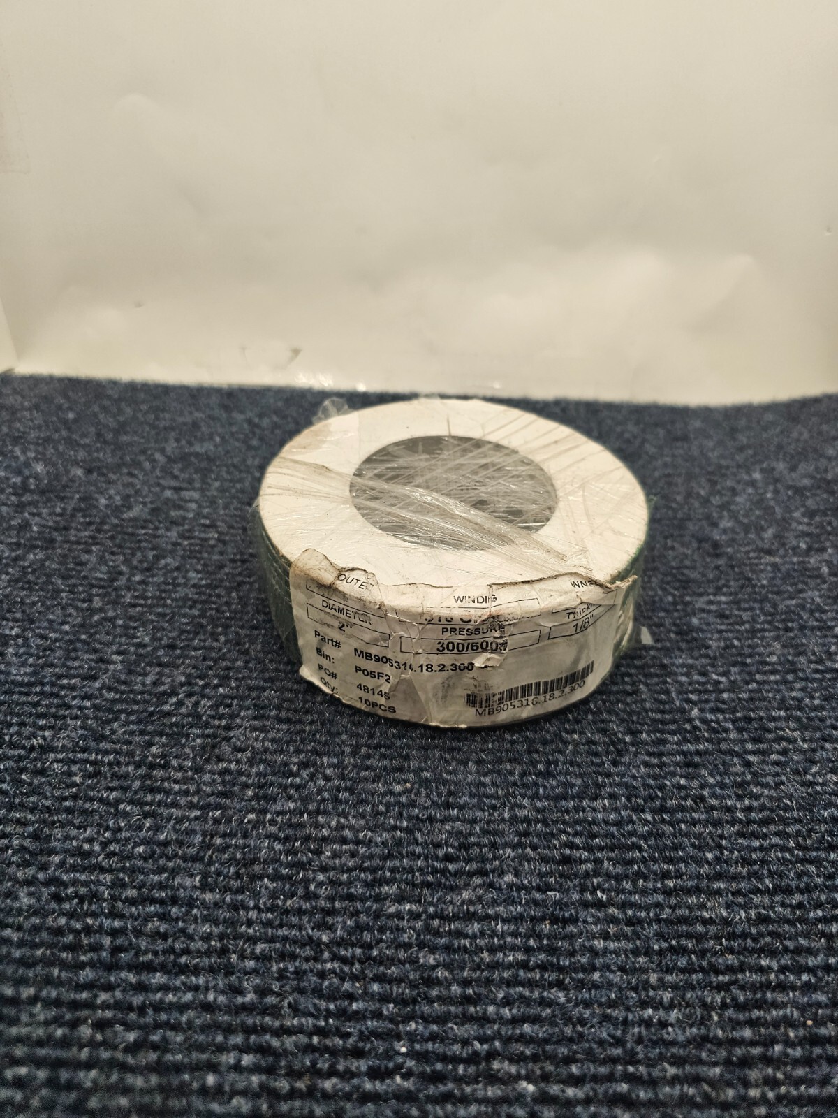(10 PIECES) TEADIT MB905316.18.2.300 Metal Gasket, 2″ Size, 1/8″ Thick, 300/600#