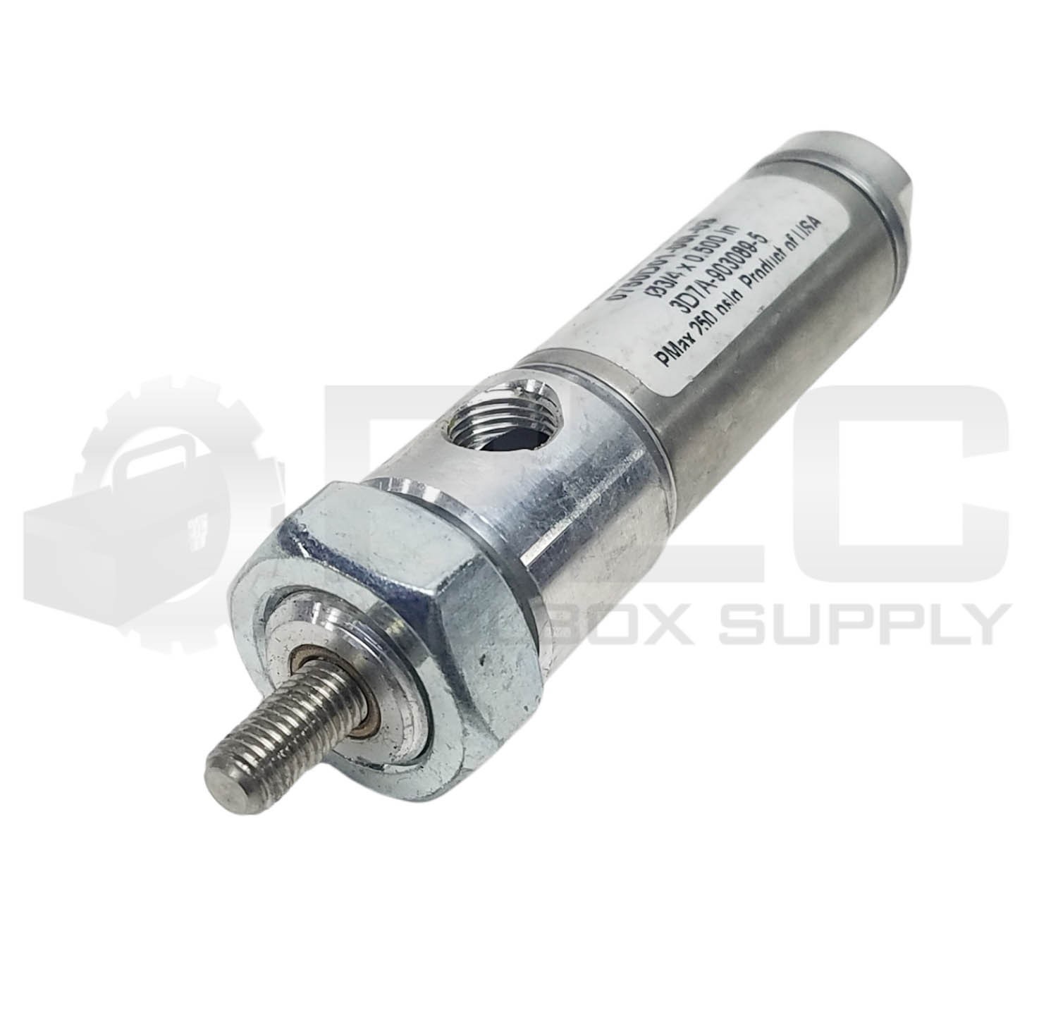 LOT OF 2 NEW AVENTICS 0750D01-00I-03 PNEUMATIC CYLINDER, 3/4″ BORE 0.500″ STROKE