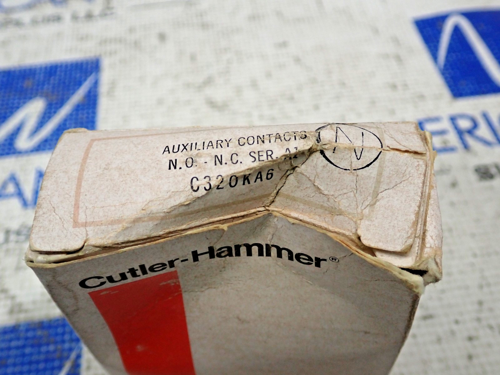Cutler Hammer C320KA6 Auxiliary Contact Ser A1 AC-A600 DC-P600 N.O. N.C.