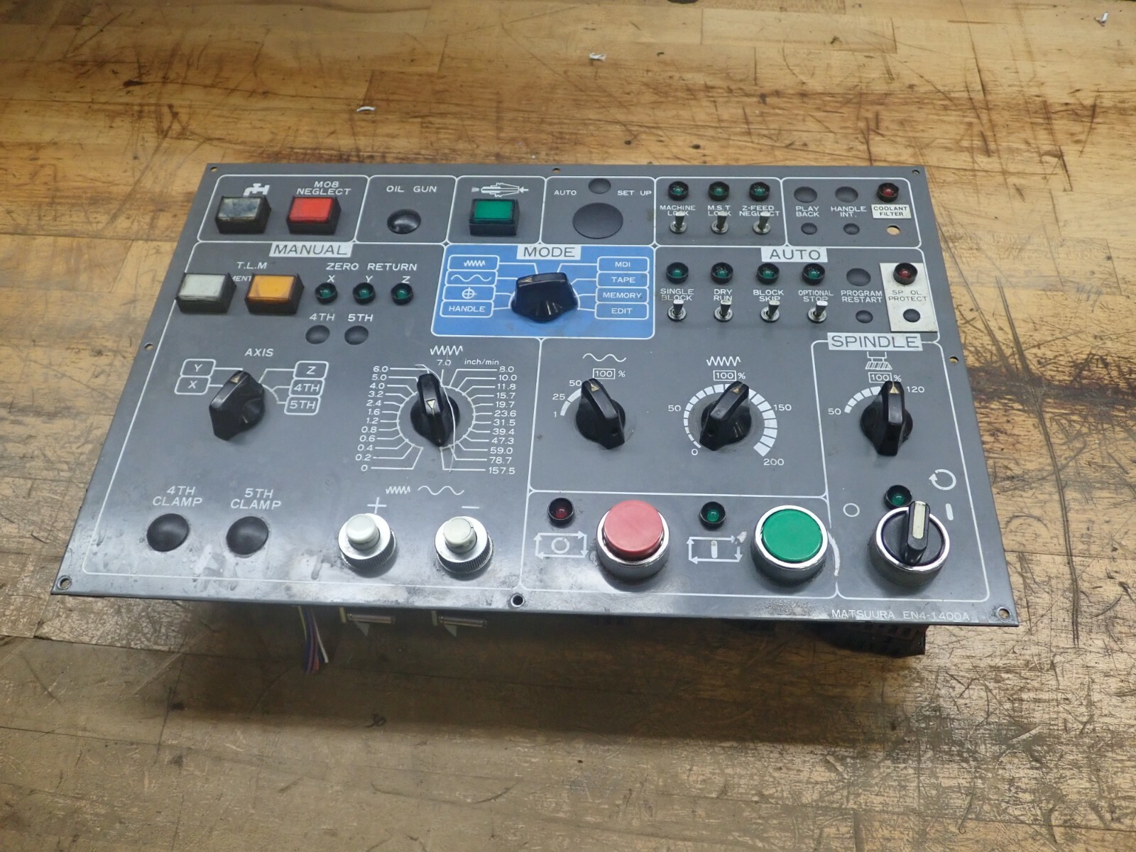 Lot of MATSUURA CONTROL PANELS_EN4-1400A_EN4-1401B_95C3 11155