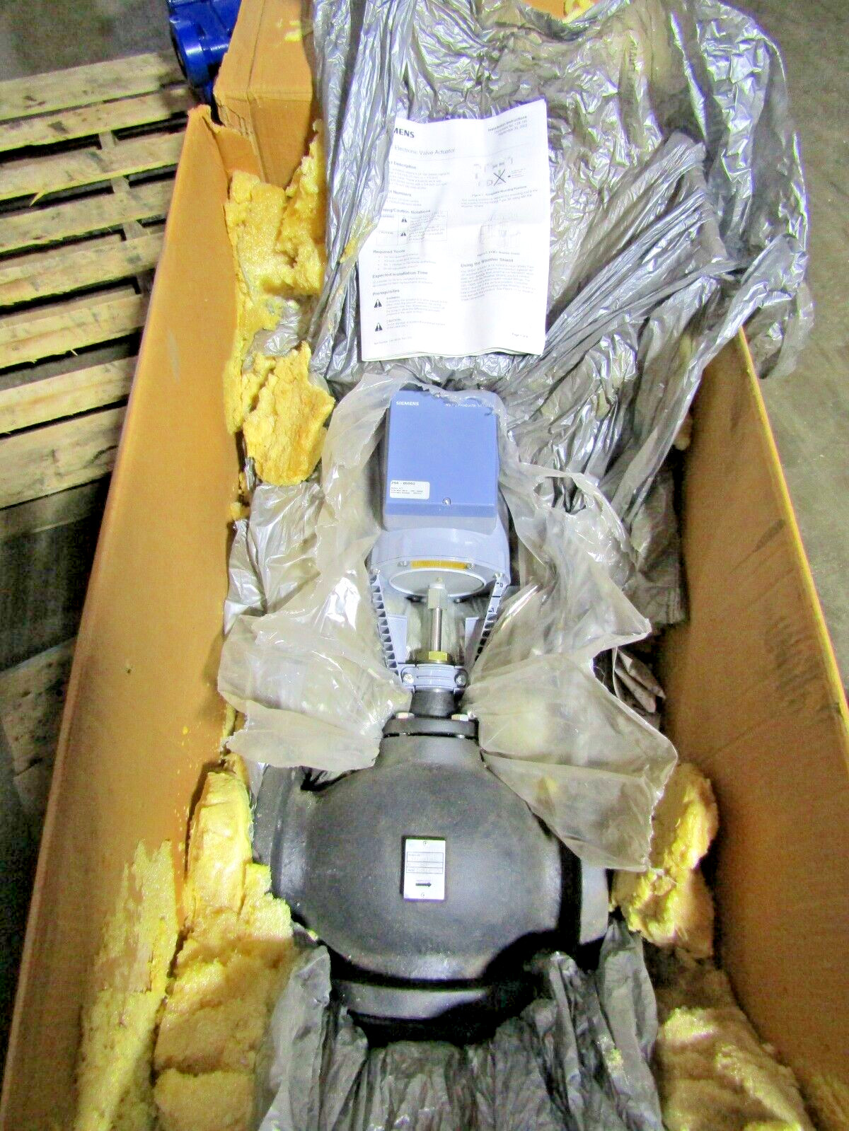 🔥 NEW SIEMENS SKC62U ACTUATOR 24VAC WITH FLOWRITE 599 SERIES 4″ VALVE 294-05992