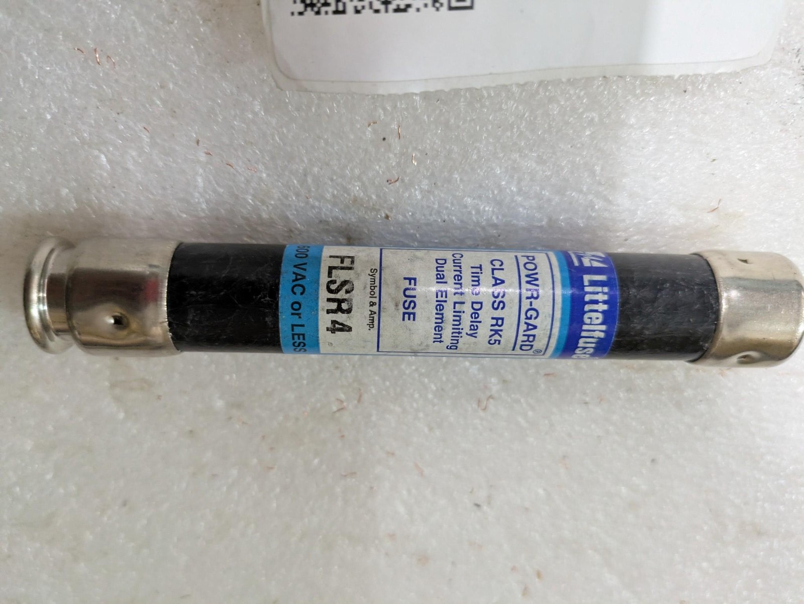 Littelfuse FLSR4 4A 600VAC Class RK5 Time Delay Cartridge Fuse LOT OF 3