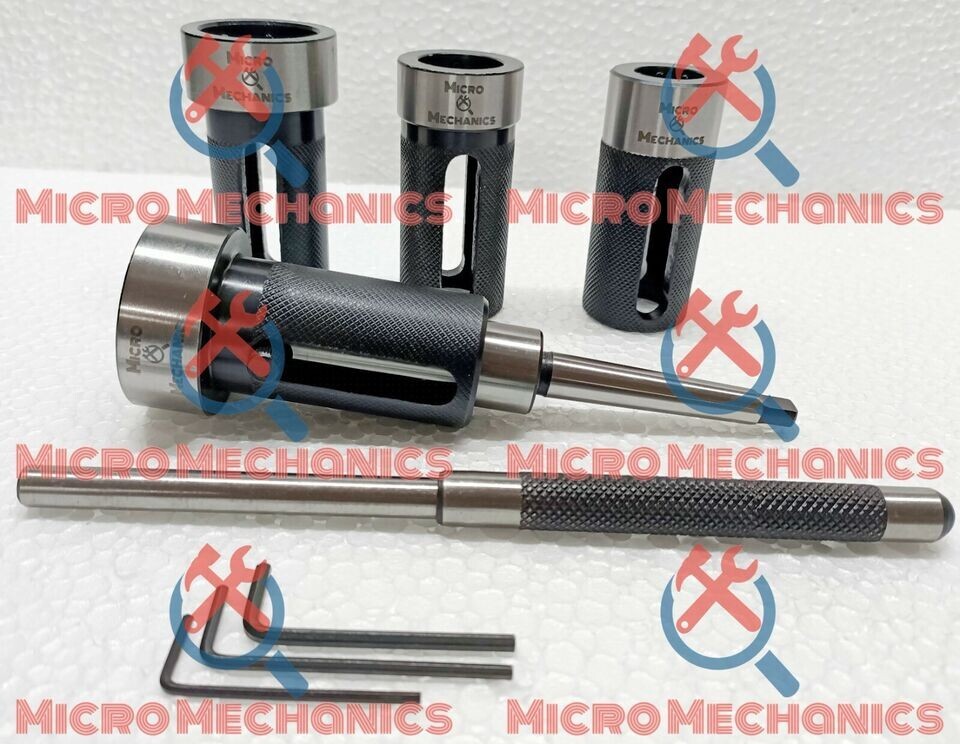 MT1 Die Holder Kit For Lathe Tailstock Morse Taper # 1 Sliding Action- Inch & MM