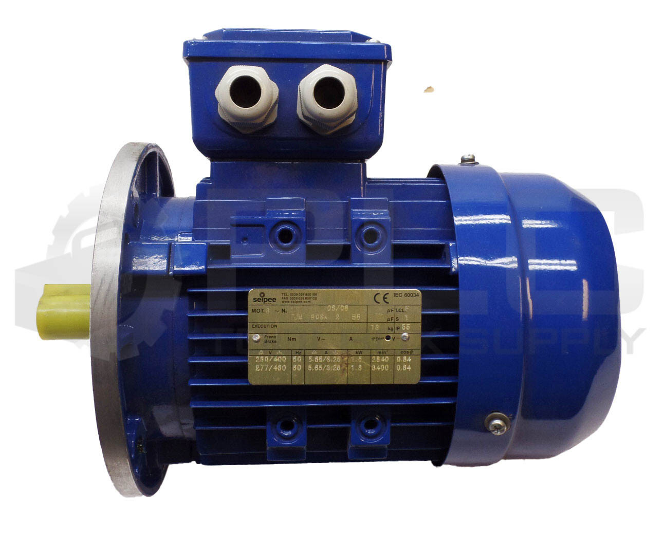 NEW SEIPEE JM-90SA-2-B5 MOTOR 480V 50/60HZ 5.65/3.25A JM 90SA 2 B5 *READ*