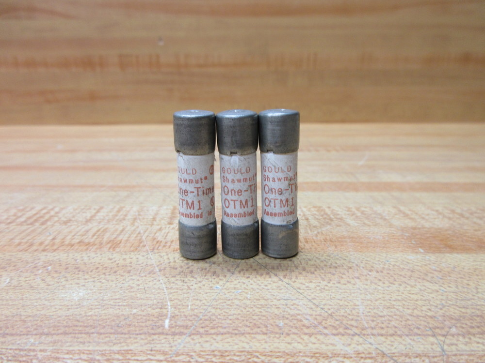 Gould Shawmut Ferraz Mersen OTM1 Fuse 0TM1 (Pack of 3)