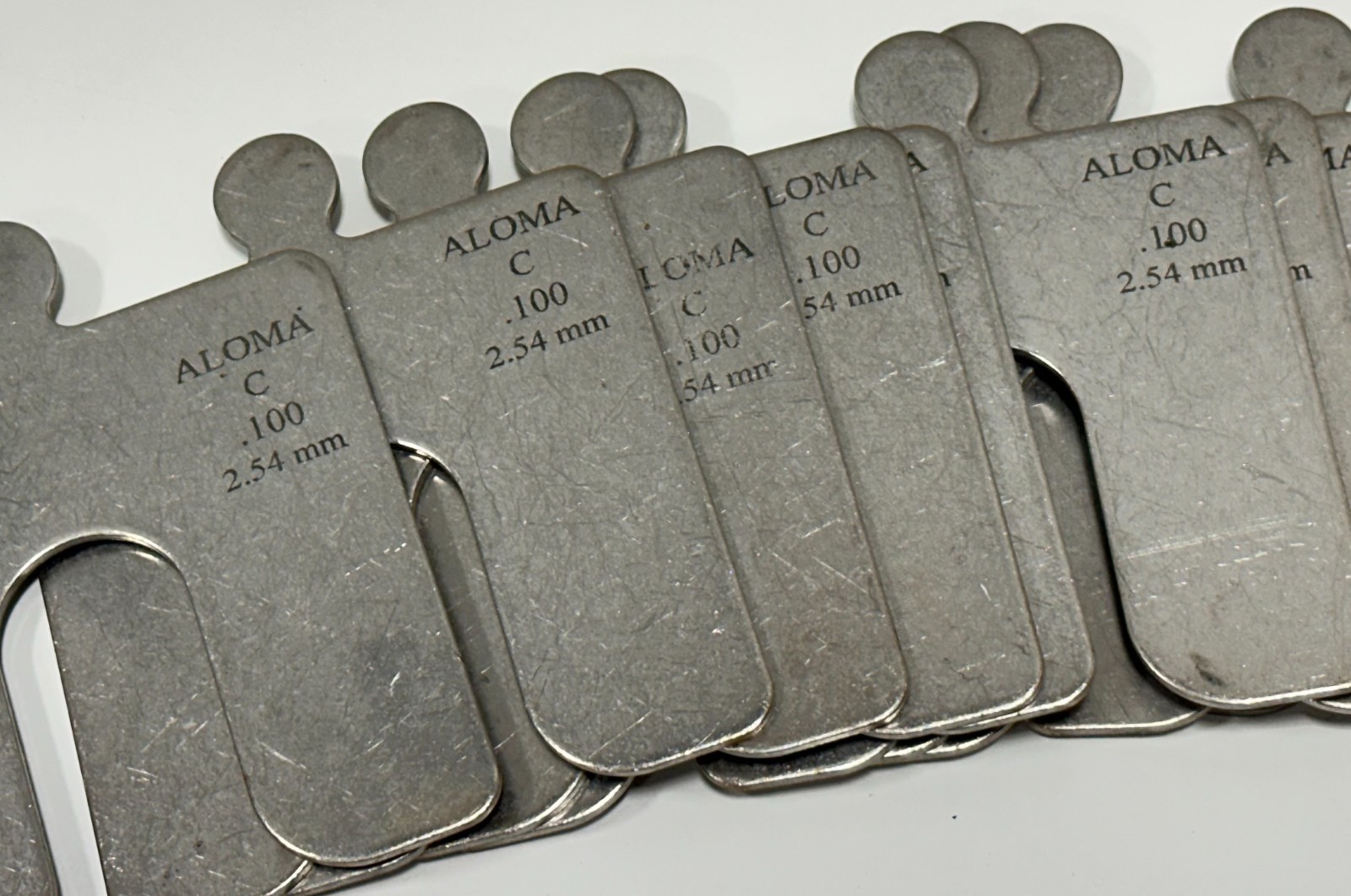 Aloma Quality Shims Size C .100 2.54 mm industrial 4″ x 4″ lot of 10