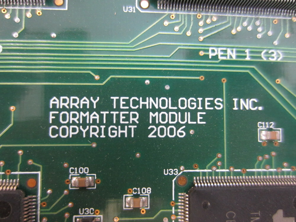 Array Technologies AT2500-1394S-01 Formatter Module AT2500-1394S-00