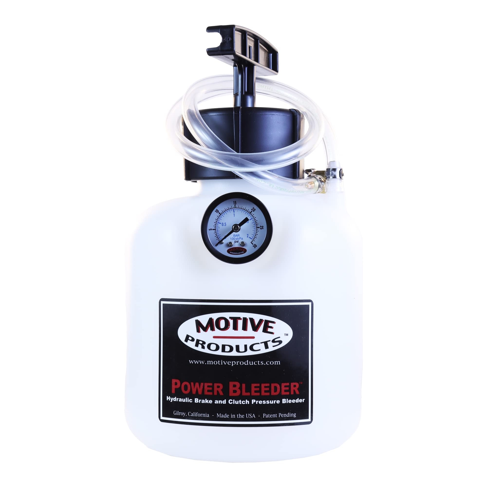 Motive Products 0109 Black Label uropean Power Bleeder 2-Quart Tank with Hose