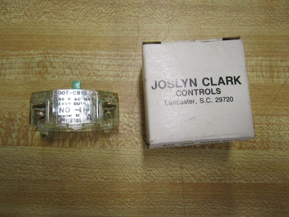 Joslyn Clark Sylvania 100T-CB10 Contact Block 100TCB10