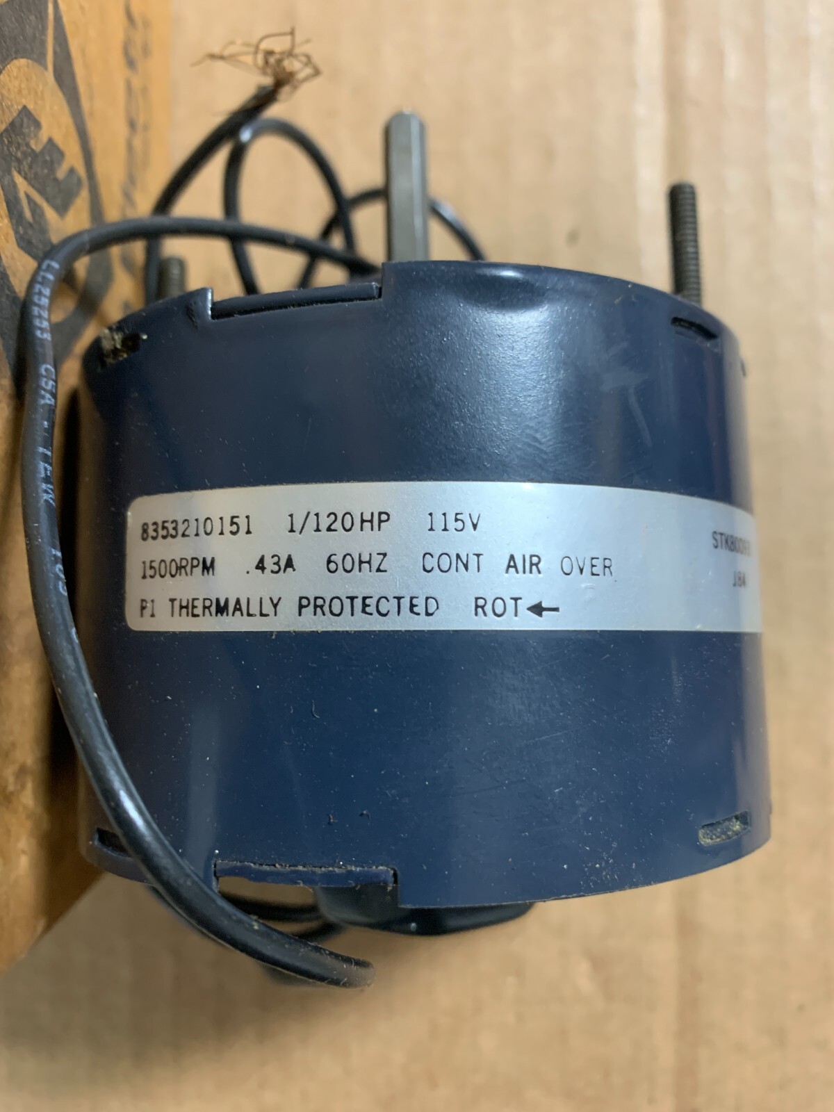 *Lot of 5* Franklin Electric 8353210151 / 80093 1/120HP 1500RPM 115V. Unused