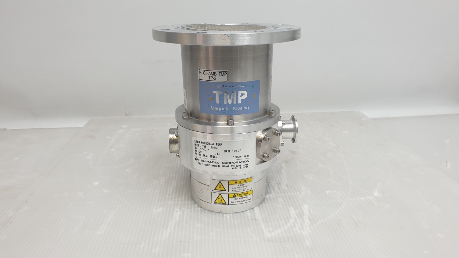 SHIMADZU TURBO MOLECULAR PUMP TMP-203M