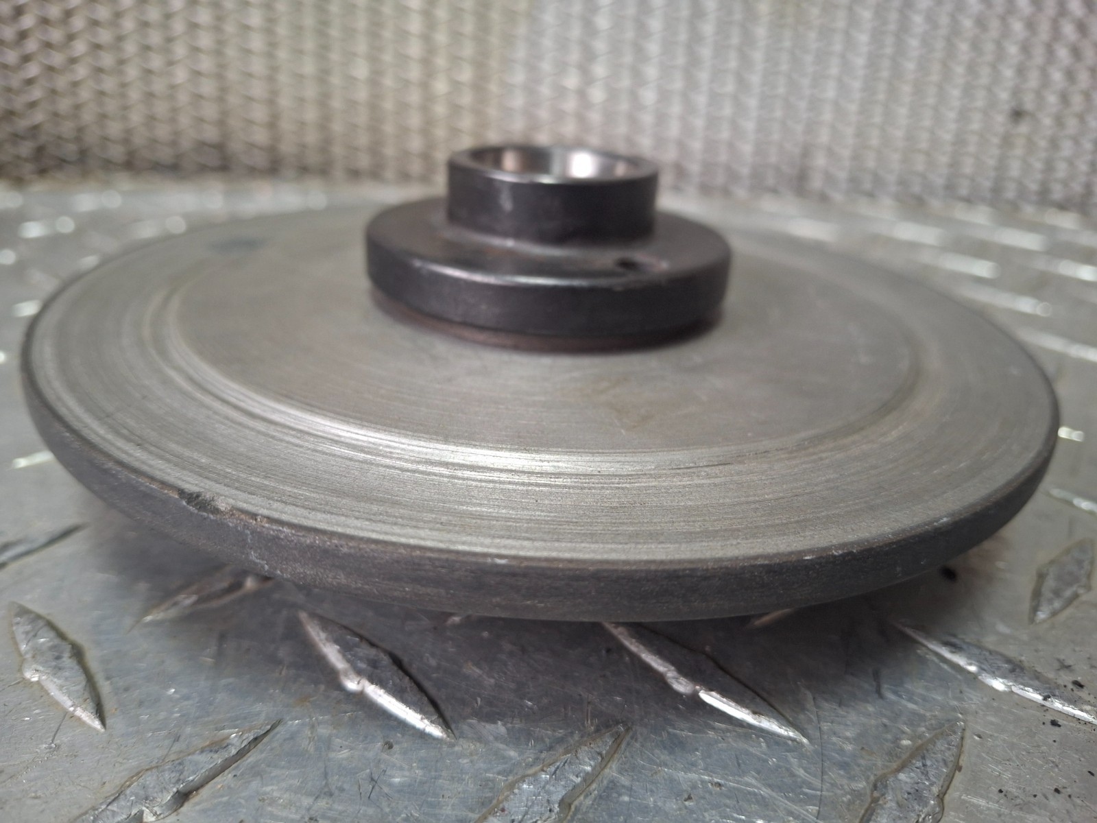 Diamond Radiac Aluminum Grinding Wheel D150 M100 BV 1/8 91874-3